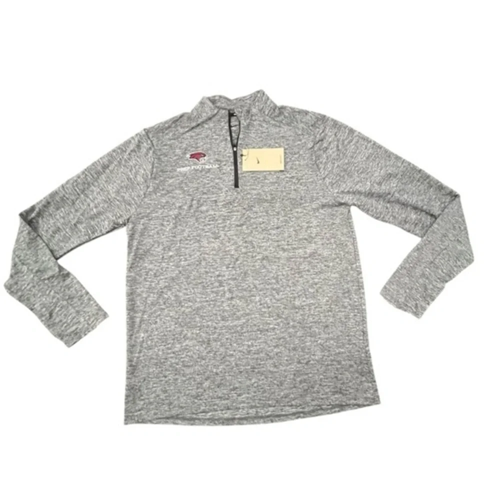 PREP FOOTBALL Long Sleeve Athletic Shirt 1/2 Zip Medium NWT NIKE RUNNING $75